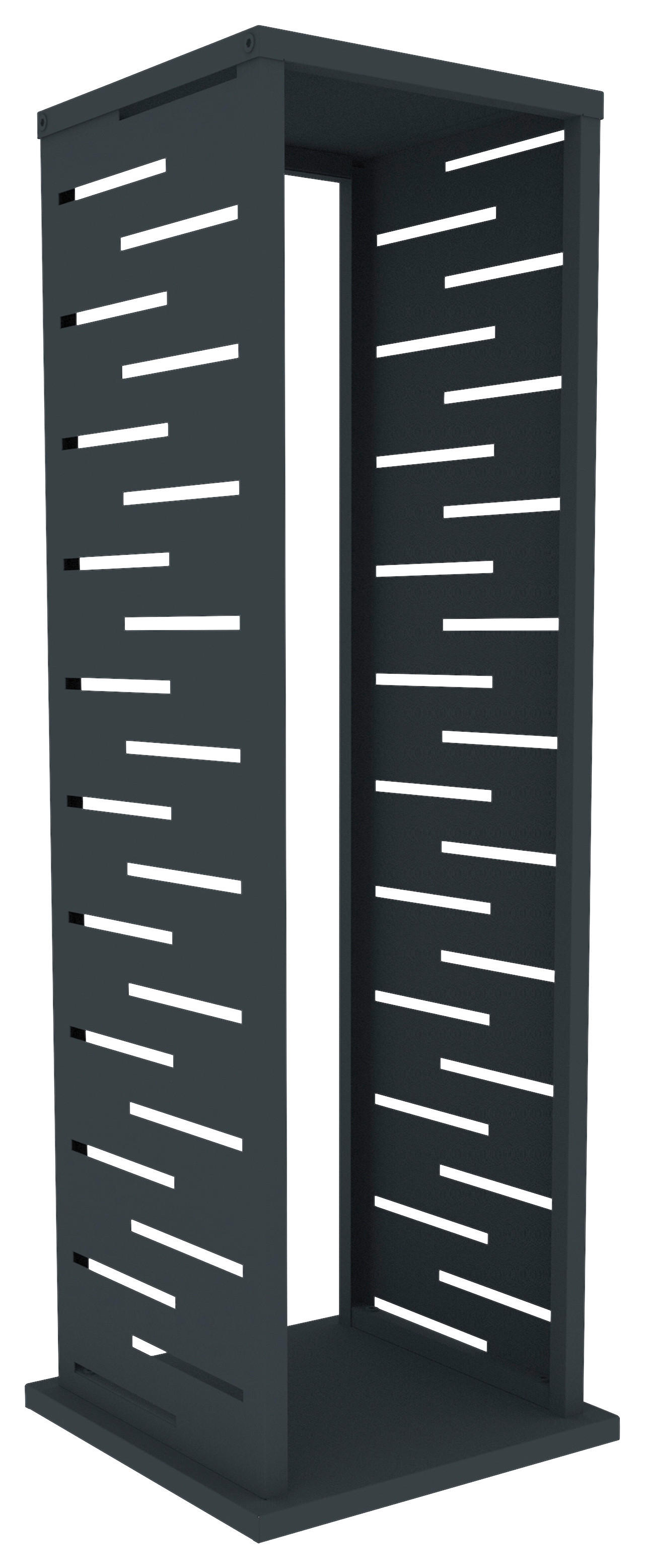 Westmann Kaminholzregal Luma anthrazit B/H/L: ca. 38x112x38 cm Luma - anthrazit (38,00/38,00/112,00cm) - Westmann