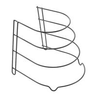 Metaltex Bratpfannenablage Canyon Lava schwarz Metall B/H/T: ca. 24x26x23 cm Canyon Lava - schwarz (24,00/26,00/23,00cm) - Metaltex