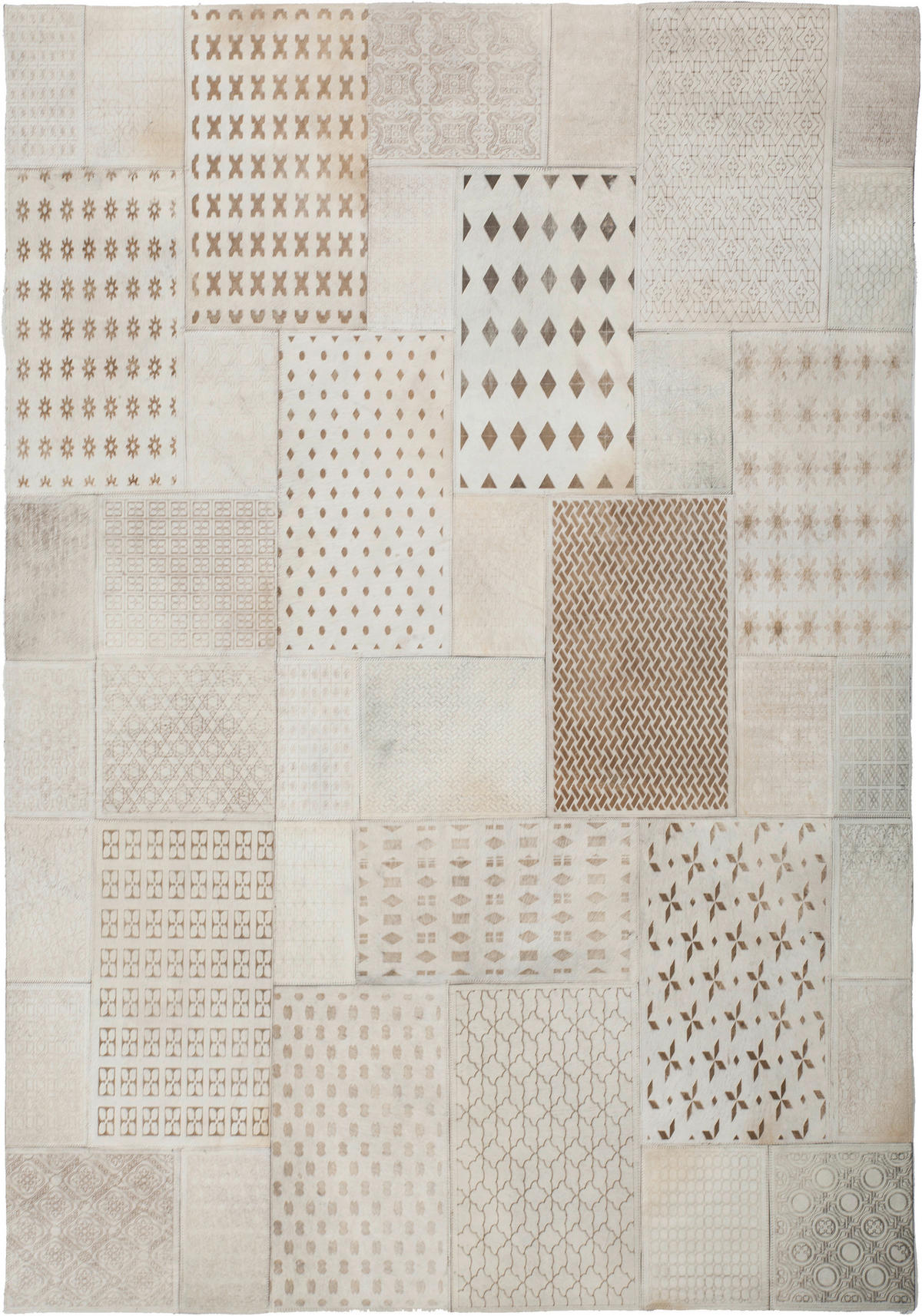 Kayoom Kurzflorteppich Gleam 560 weiß B/L: ca. 160x230 cm Gleam 560 - weiß (160,00/230,00cm) - Kayoom