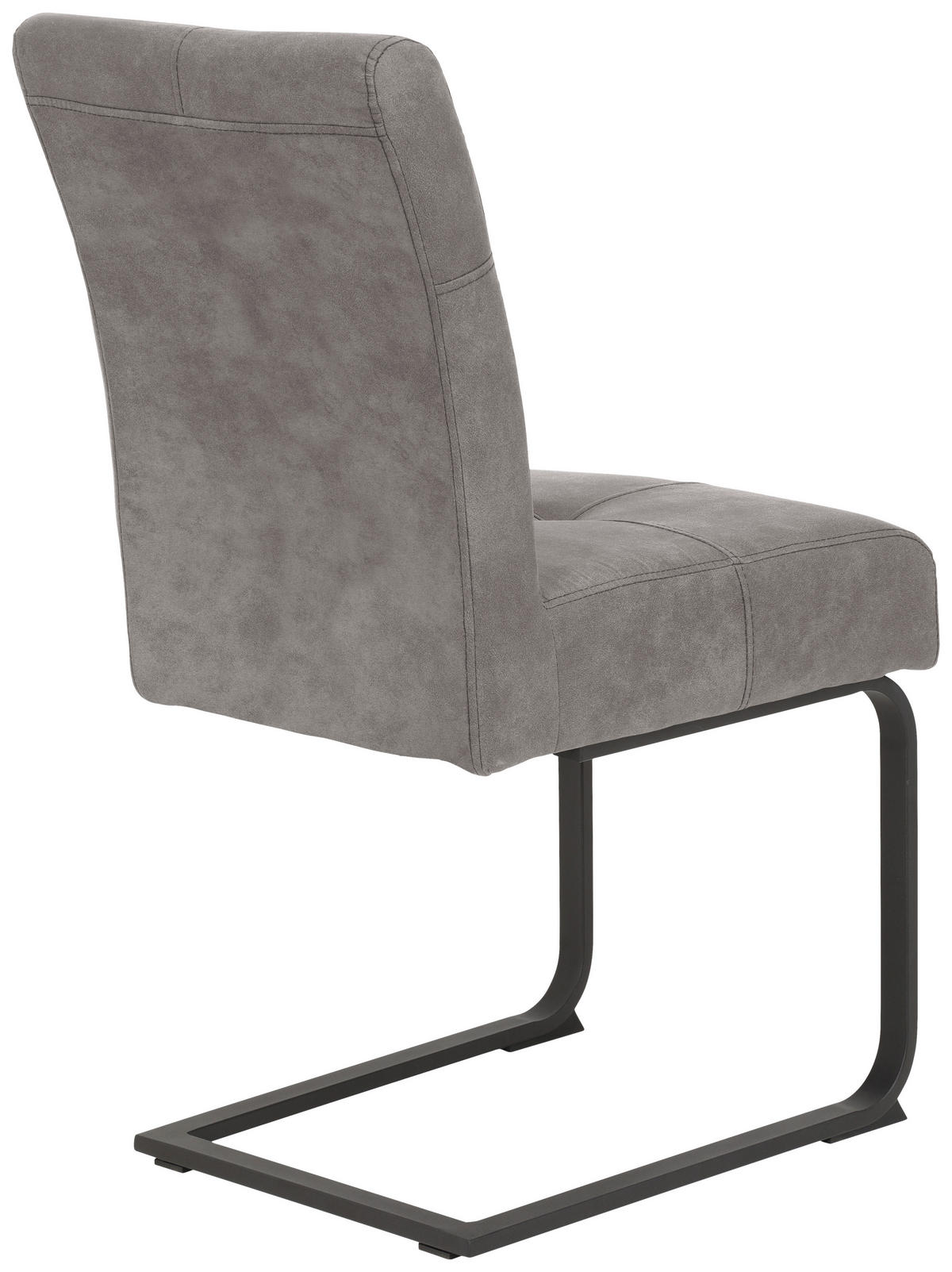 Essgruppe Luise grau Eiche Microfaser B/H/T: ca. 180x76x90 cm Luise - Eiche/grau (180,00/76,00/90,00cm) - Hela