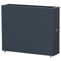 Herstera Garden Pflanzkasten schwarz Metall B/H/L: ca. 25x80x100 cm Pflanzkasten - schwarz (100,00/25,00/80,00cm) - Herstera Garden