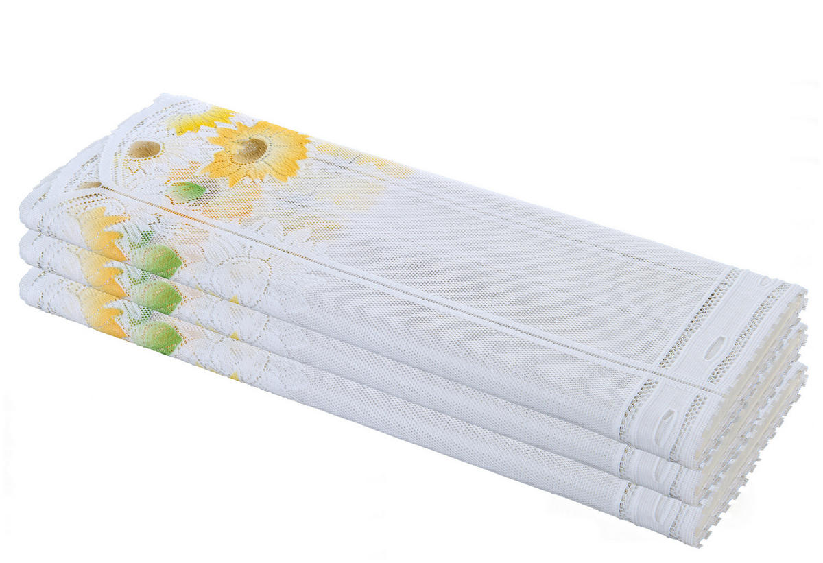 Scheibengardinen-Meterware Sommer bunt H: ca. 50 cm Sommer - bunt (50,00cm)