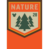 Komar Poster Mickey Mouse Nature Disney B/L: ca. 50x70 cm Mickey Mouse Nature - (50,00/70,00cm) - Komar