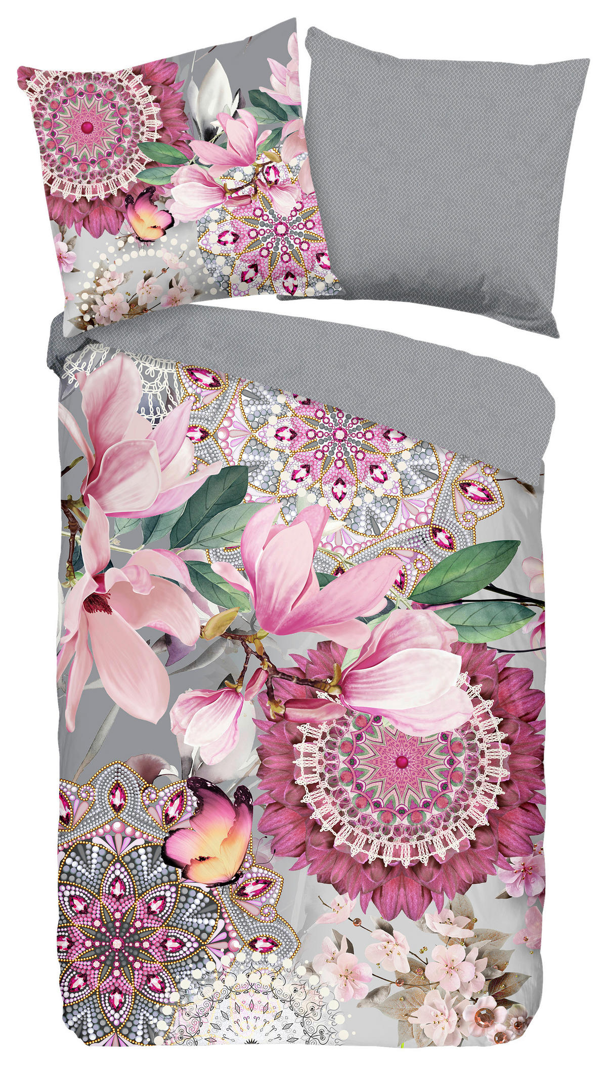 Baumwoll Bettwäsche Inaya Flanell Inaya - Multi (135,00/200,00cm) - HIP