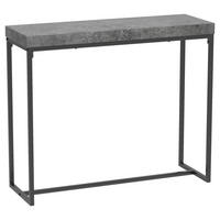Konsole Birte dunkelgrau Beton Optik schwarz B/H/T: ca. 90x75x30 cm Birte - schwarz/dunkelgrau (90,00/75,00/30,00cm)