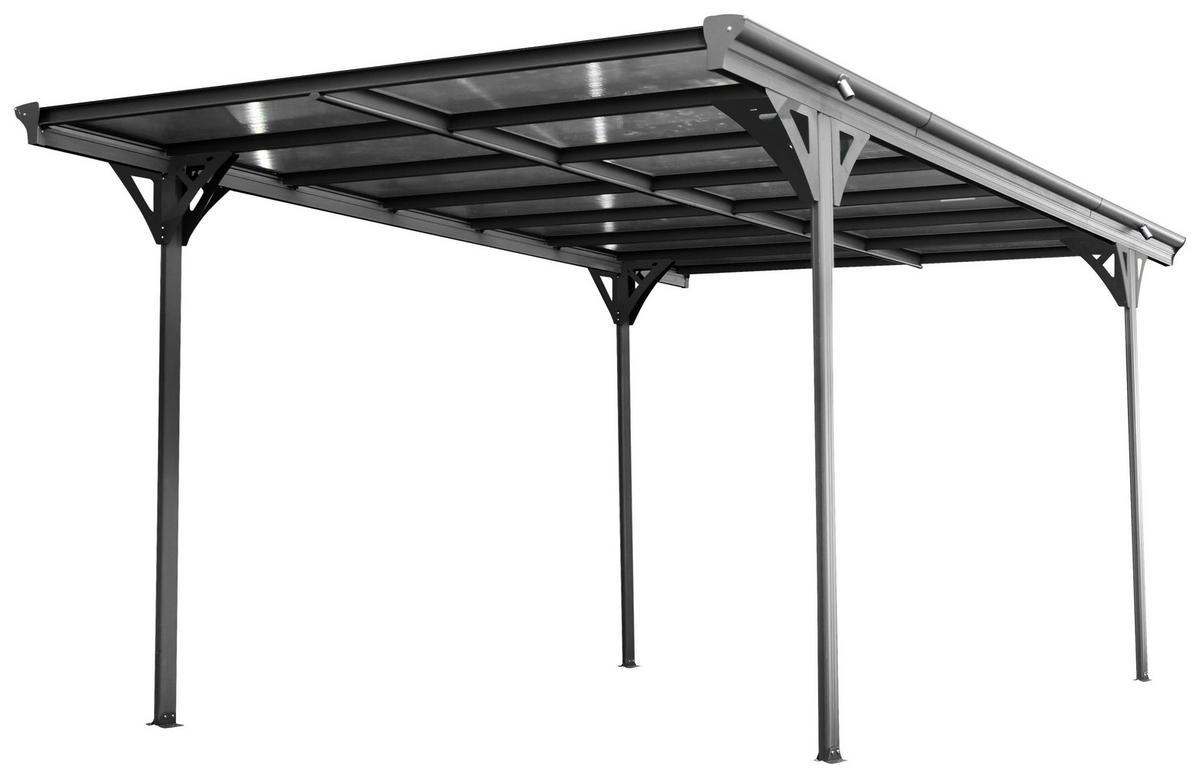 Westmann Carport 15m² B/H/L: ca. 305x232x503 cm 15m² - anthrazit (503,00/305,00/232,00cm) - Westmann