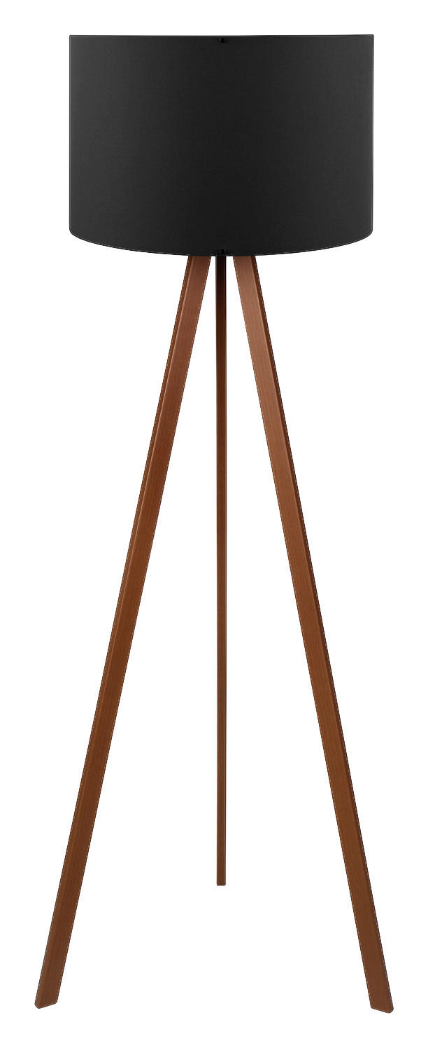 Opviq Stehleuchte schwarz braun PVC B/H/T/L/D: ca. 38x140x38x38x38 cm E27 1 Brennstellen AYD - braun/schwarz (38,00/38,00/140,00cm) - Opviq