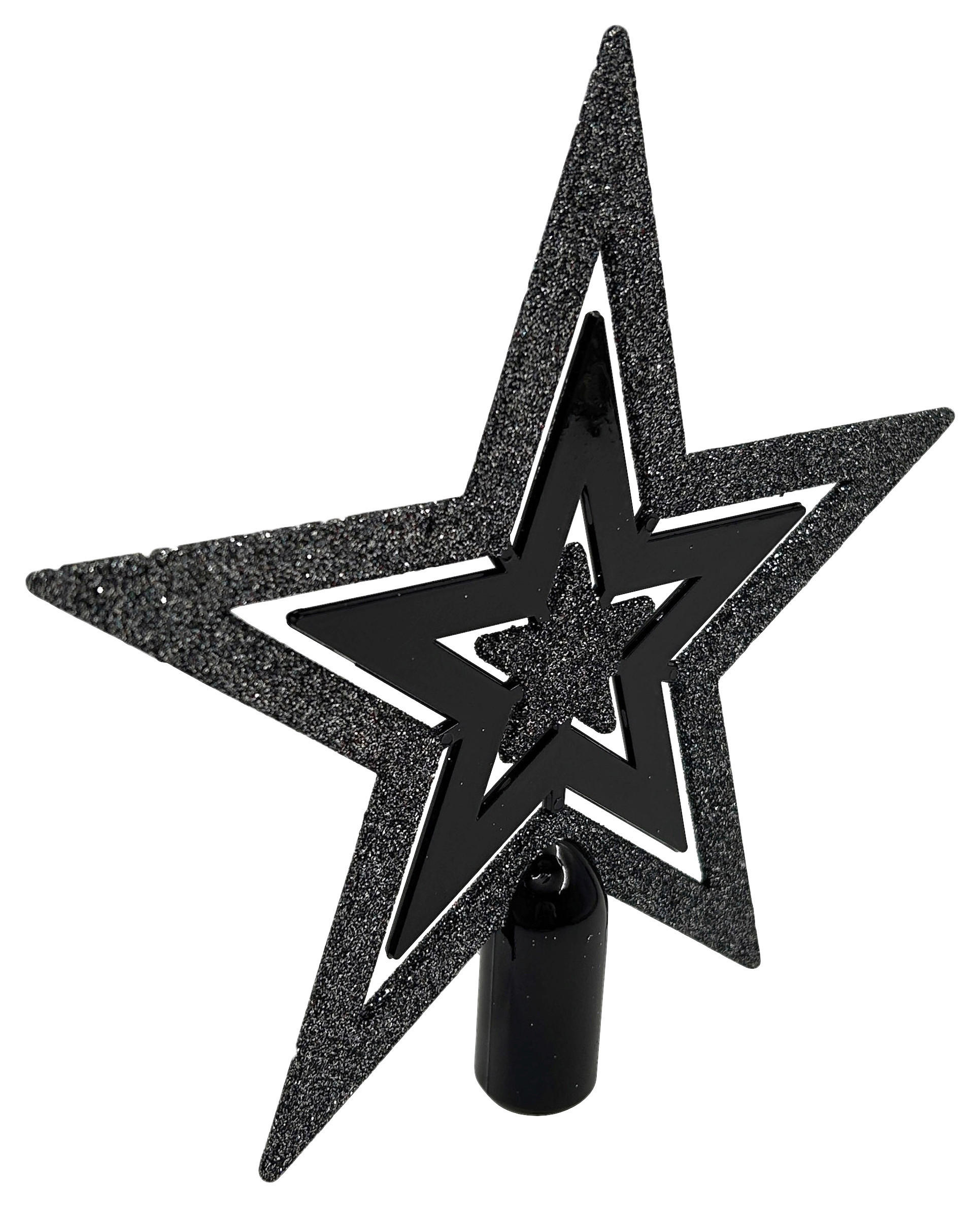 POCOline Baumspitze schwarz Baumspitze-Stern - schwarz - POCOline