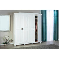 Kleiderschrank Isny weiß B/H/T: ca. 182x198x60 cm Isny - weiß (182,00/198,00/60,00cm) - Inter Link