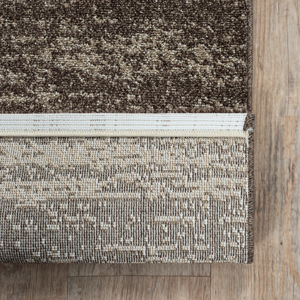 Sanat Kurzflorteppich OSLO braun B/L: ca. 80x150 cm OSLO - braun (80,00/150,00cm) - Sanat