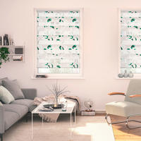 Doppelrollo Duo Monstera schwarz B/T: ca. 60x150 cm Duo Monstera - schwarz (60,00/150,00cm) - LICHTBLICK