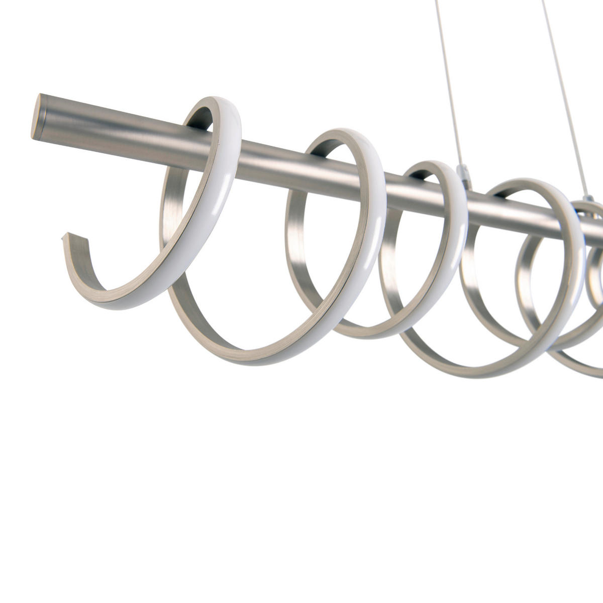 Näve Leuchten Pendelleuchte 7087750 nickel matt Metall B/H/T: ca. 20x150x100 cm null 1 Brennstellen Belleza - nickel matt (20,00/150,00/100,00cm) - Näve Leuchten