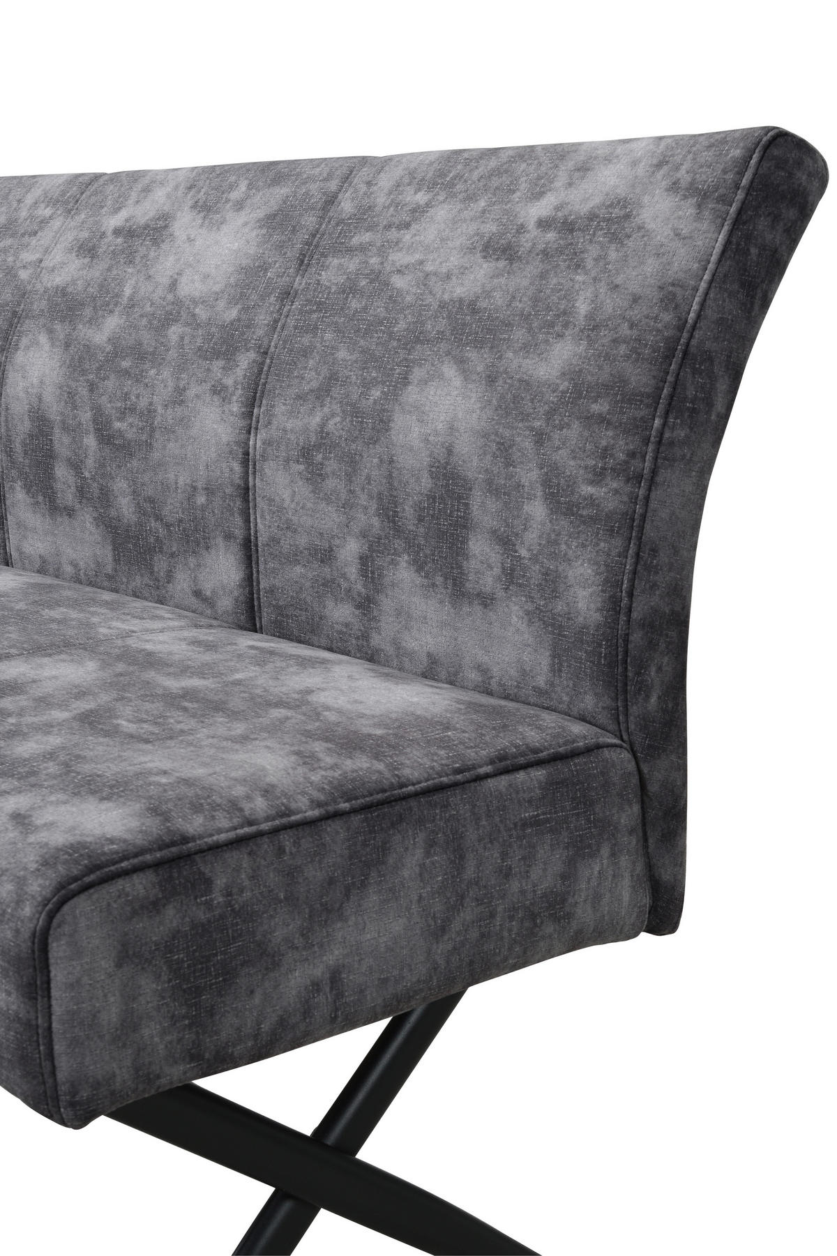 Bank Porto I anthrazit B/H/T: ca. 140x89x64 cm Porto I - schwarz/anthrazit (140,00/89,00/64,00cm)