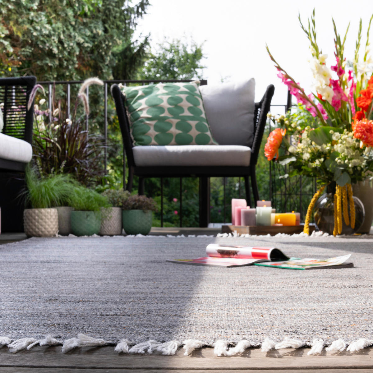 Obsession Teppich My Nectar anthrazit B/H/T/L/D: ca. 160x0,7x0x230x0 cm My Nectar - anthrazit (230,00/160,00/0,70cm) - Obsession