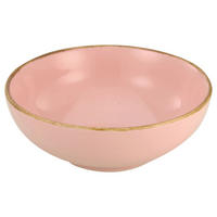 CreaTable Schalen-Set NATURE COLLECTION rosa Steinzeug D: ca. 16,5 cm NATURE COLLECTION - rosa (16,50cm) - CreaTable