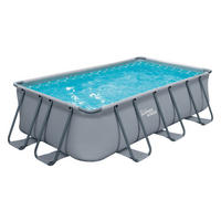 Summer Waves Poolset Elite B/H/L: ca. 200x100x400 cm Elite - grau (400,00/200,00/100,00cm) - Summer Waves