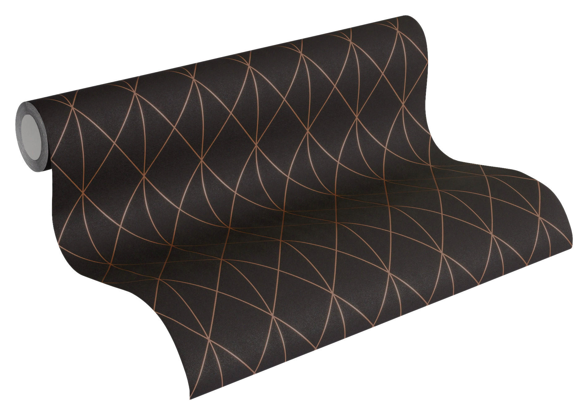 Vliestapete Gemustert schwarz gold B/L: ca. 53x1005 cm Vliestapete_36575-4 - gold/schwarz (53,00/1005,00cm)