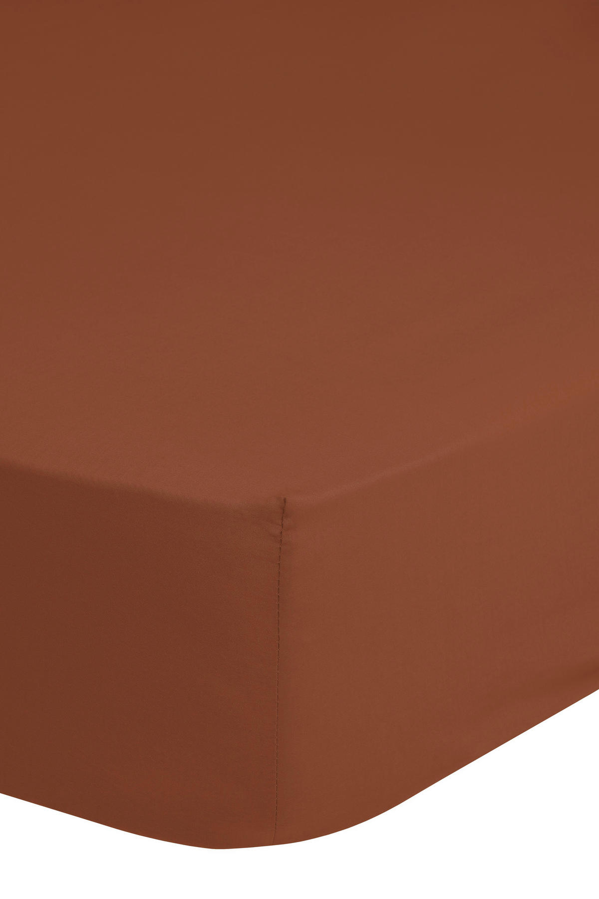 Baumwoll Spannbetttuch Spannbetttuch-Baumwolle 90x220cm - terra (90,00/220,00cm) - Good Morning