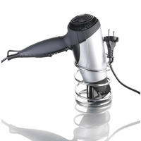 Haartrocknerhalter silber Eisen B/H/L: ca. 9x12x9 cm Haartrocknerhalter_Escala 282014 - silber (9,00/9,00/12,00cm) - Axentia