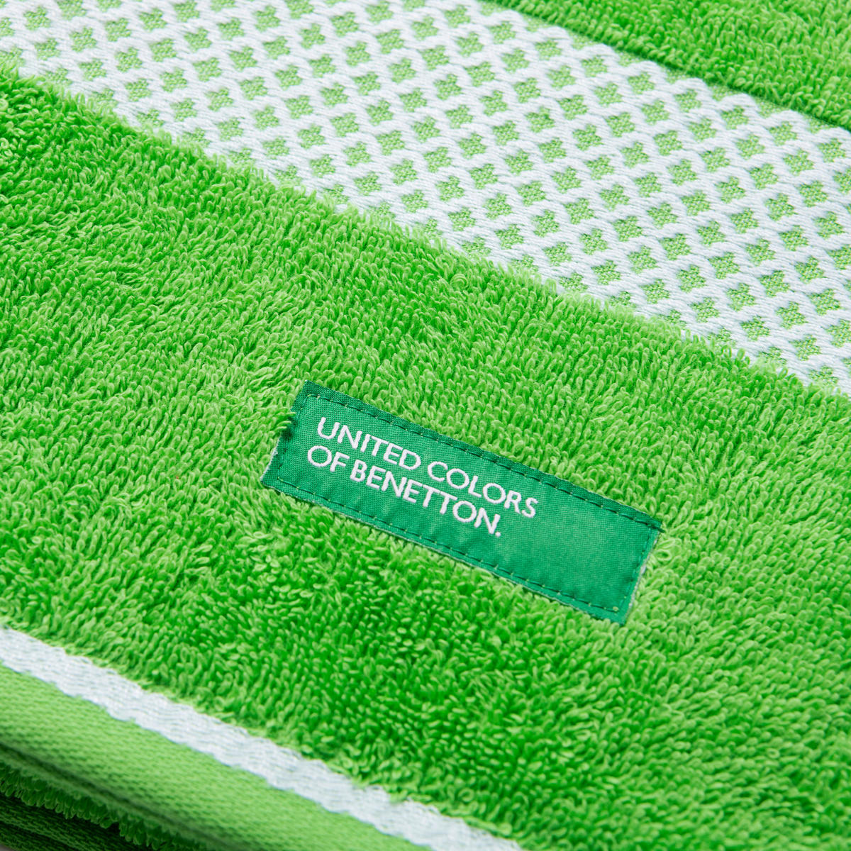 Handtuch SUMMER grün Baumwolle B/L: ca. 50x90 cm SUMMER - grün (50,00/90,00cm) - BENETTON