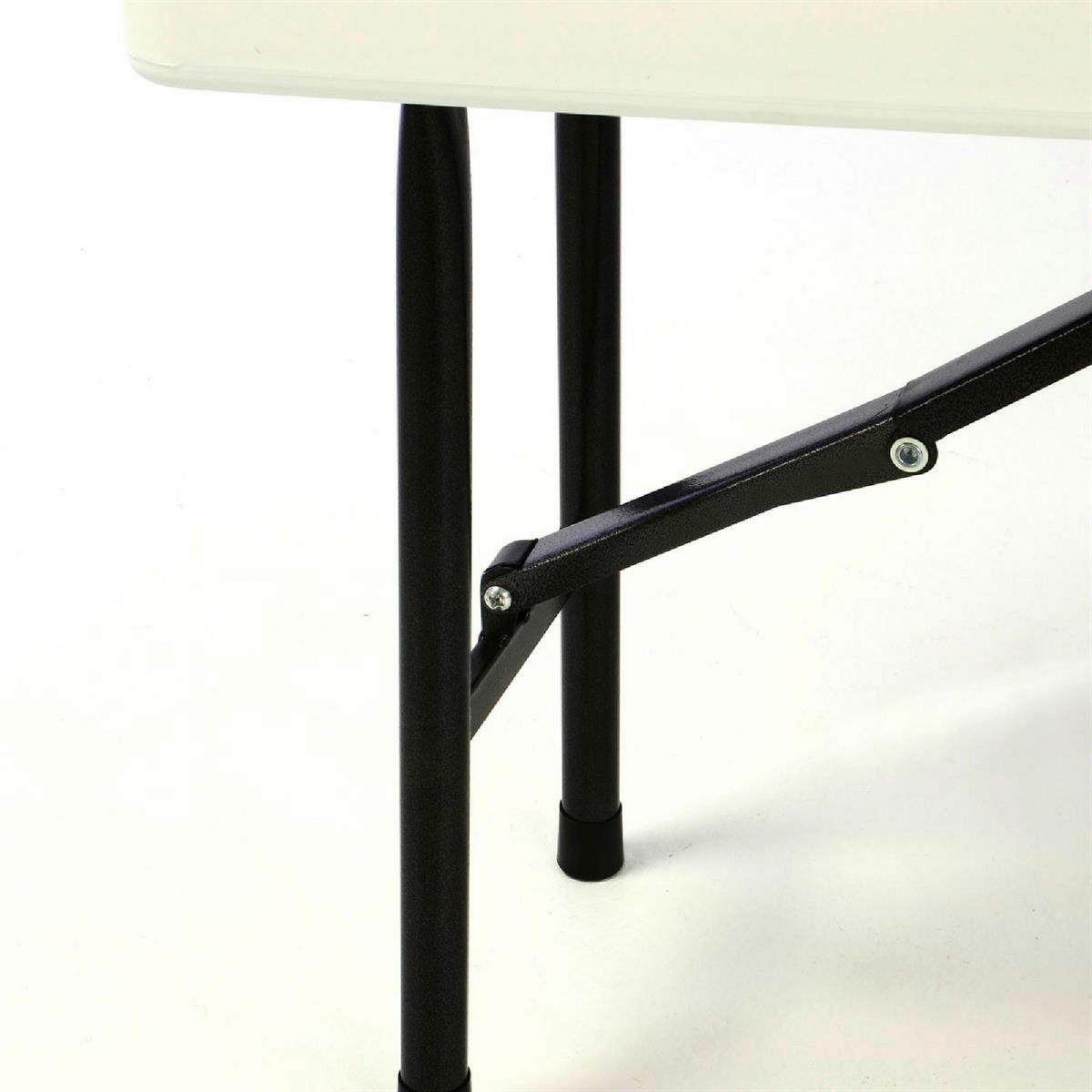 VCM Klappbank weiß Kunststoff B/H/L: ca. 25x41x180 cm Klappbank - weiß (180,00/25,00/41,00cm) - VCM