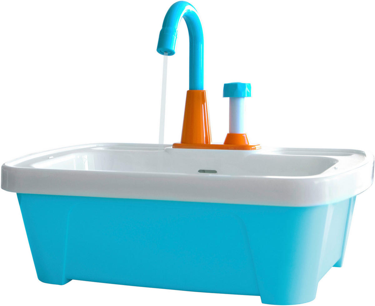 AXI Spielküchen blau B/H/L: ca. 40x30x26 cm Spielküchen - blau/weiß (26,00/40,00/30,00cm) - AXI
