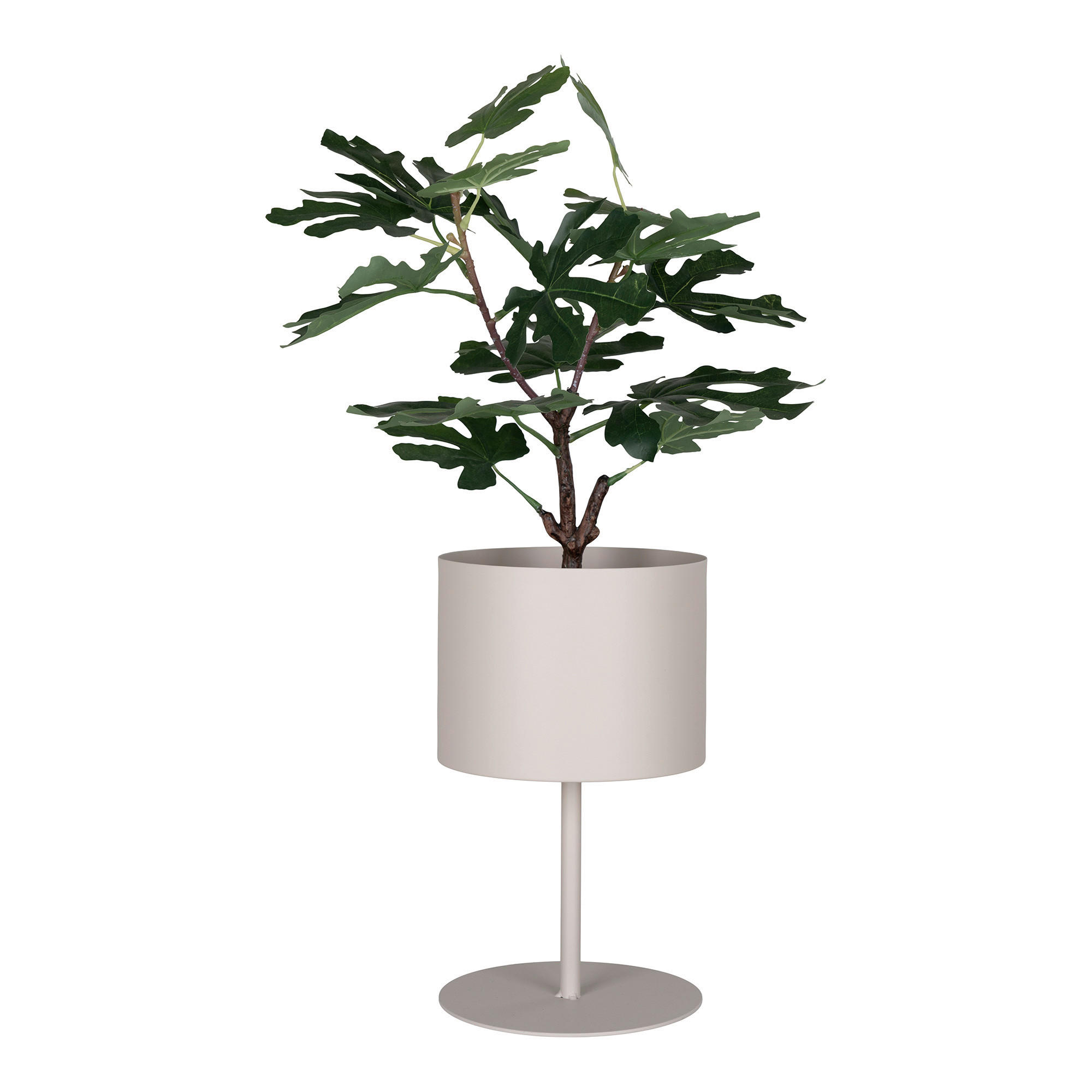 Housenordic Blumentopf Trofa sand Stahl H/D: ca. 36x21,5 cm Trofa - sand (21,50/36,00cm) - Housenordic