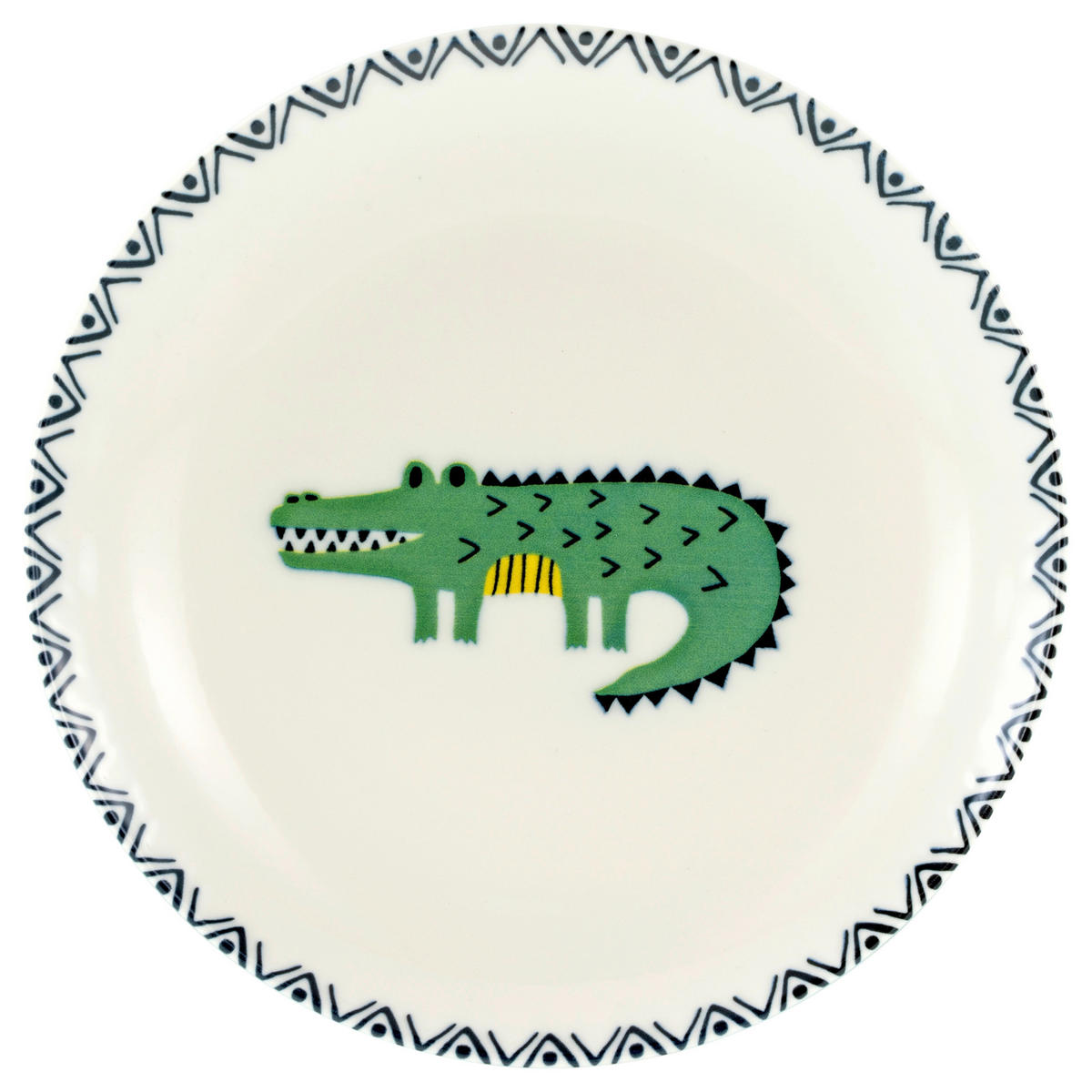 CreaTable Tellerset Safari mehrfarbig Steinzeug D: ca. 21 cm Safari - mehrfarbig (21,00cm) - CreaTable