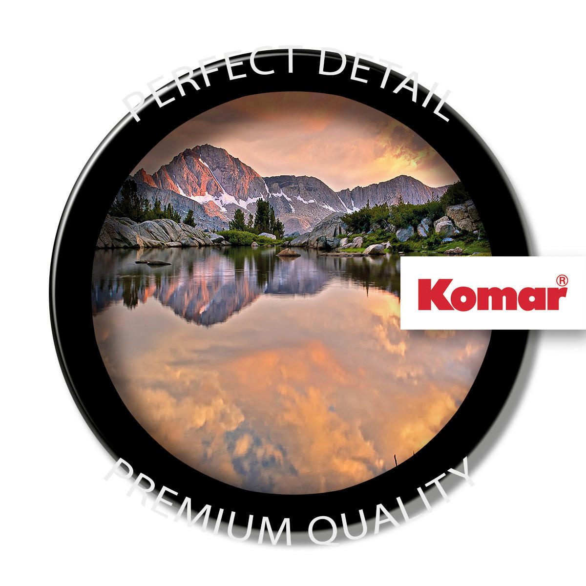 Komar Fototapete Alpenglühen B/L: ca. 184x254 cm Alpenglühen - (184,00/254,00cm) - Komar