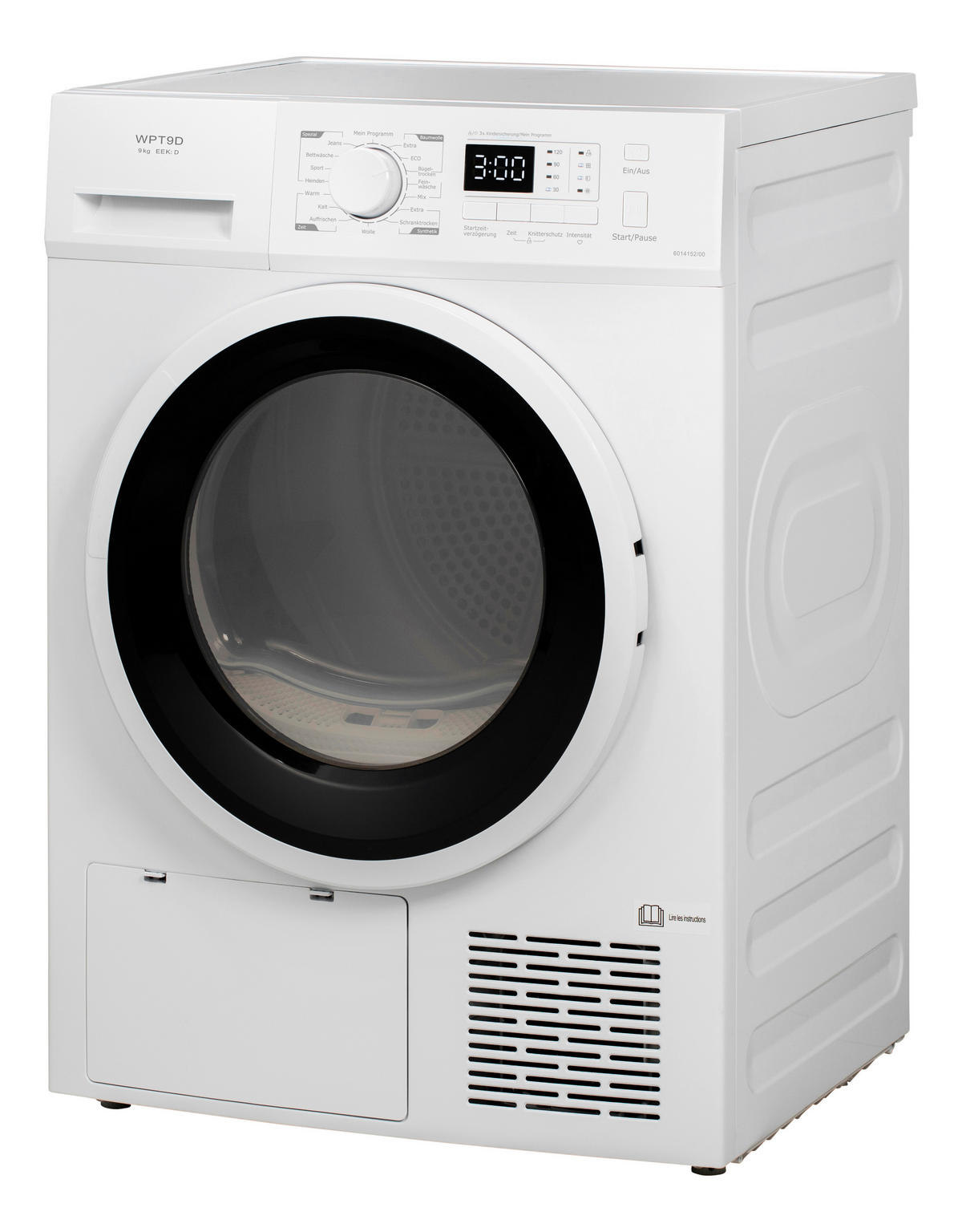 POCOline Wärmepumpentrockner WPT9DW16 weiß B/H/T: ca. 68x84,5x59,5 cm ca. 9 kg Wärmepumpentrockner WPT9DW16 - weiß (68,00/84,50/59,50cm) - POCOline