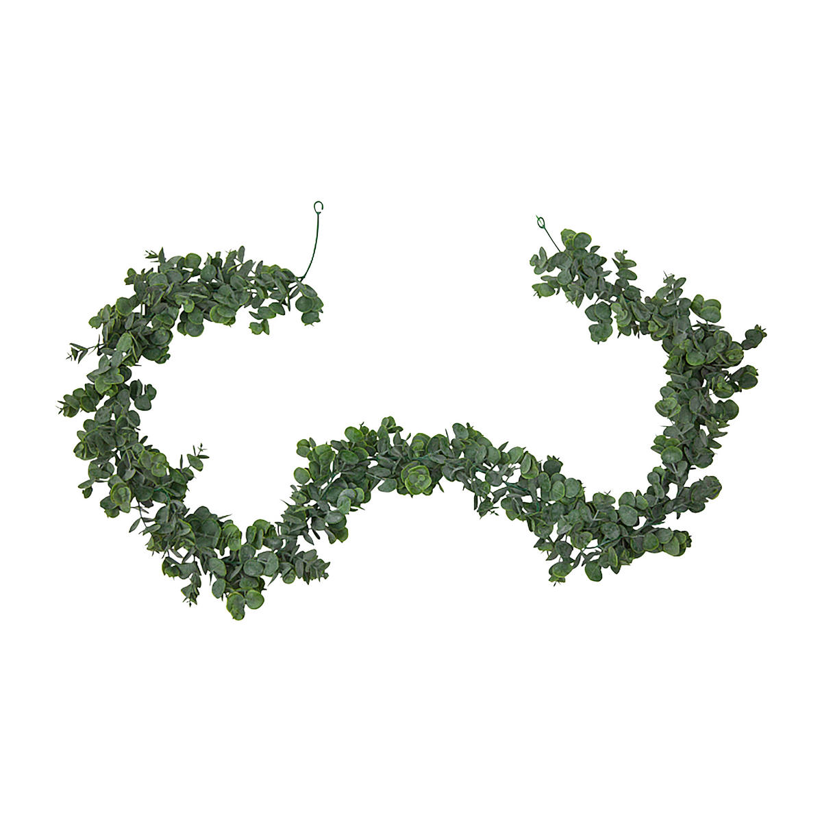 Kunstpflanze grün Kunststoff B/H/L: ca. 6x8x160 cm Eukalyptus-Girlande - grün (160,00/6,00/8,00cm)