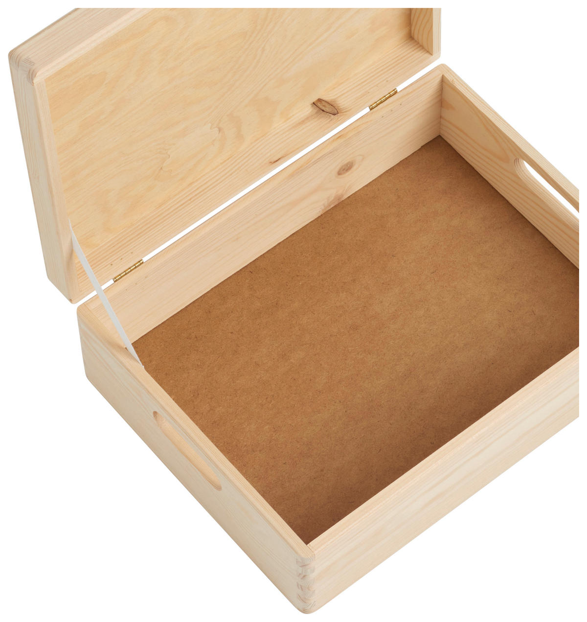 Zeller Allzweckkiste natur Kiefer B/H/L: ca. 40x14x30 cm Allzweckkiste_mit_Deckel - natur (30,00/40,00/14,00cm) - Zeller