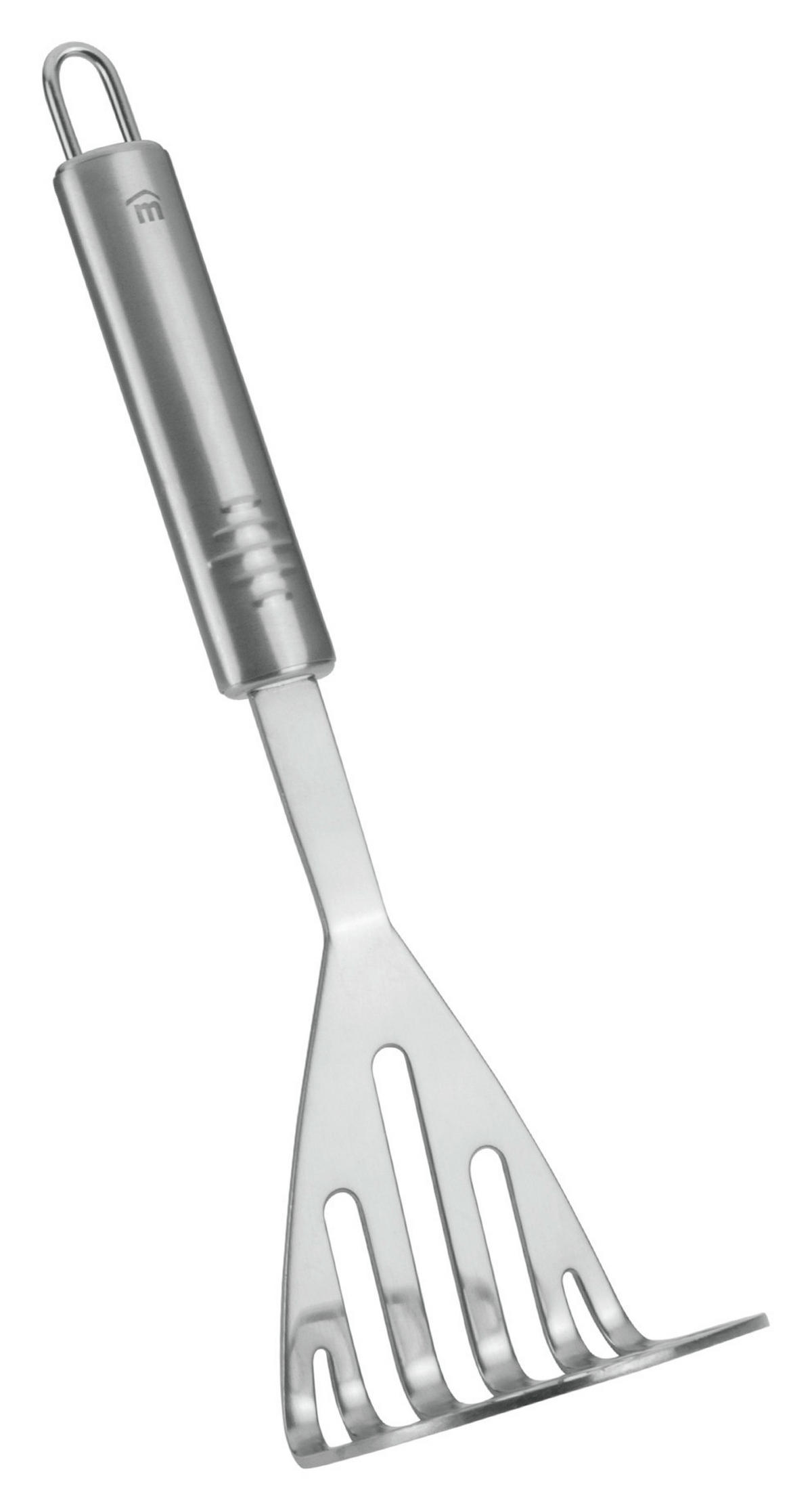 Haushaltshelfer silber Edelstahl B/H/L: ca. 7,8x25,4x7 cm Kartoffelstampfer - silber (7,00/7,80/25,40cm)