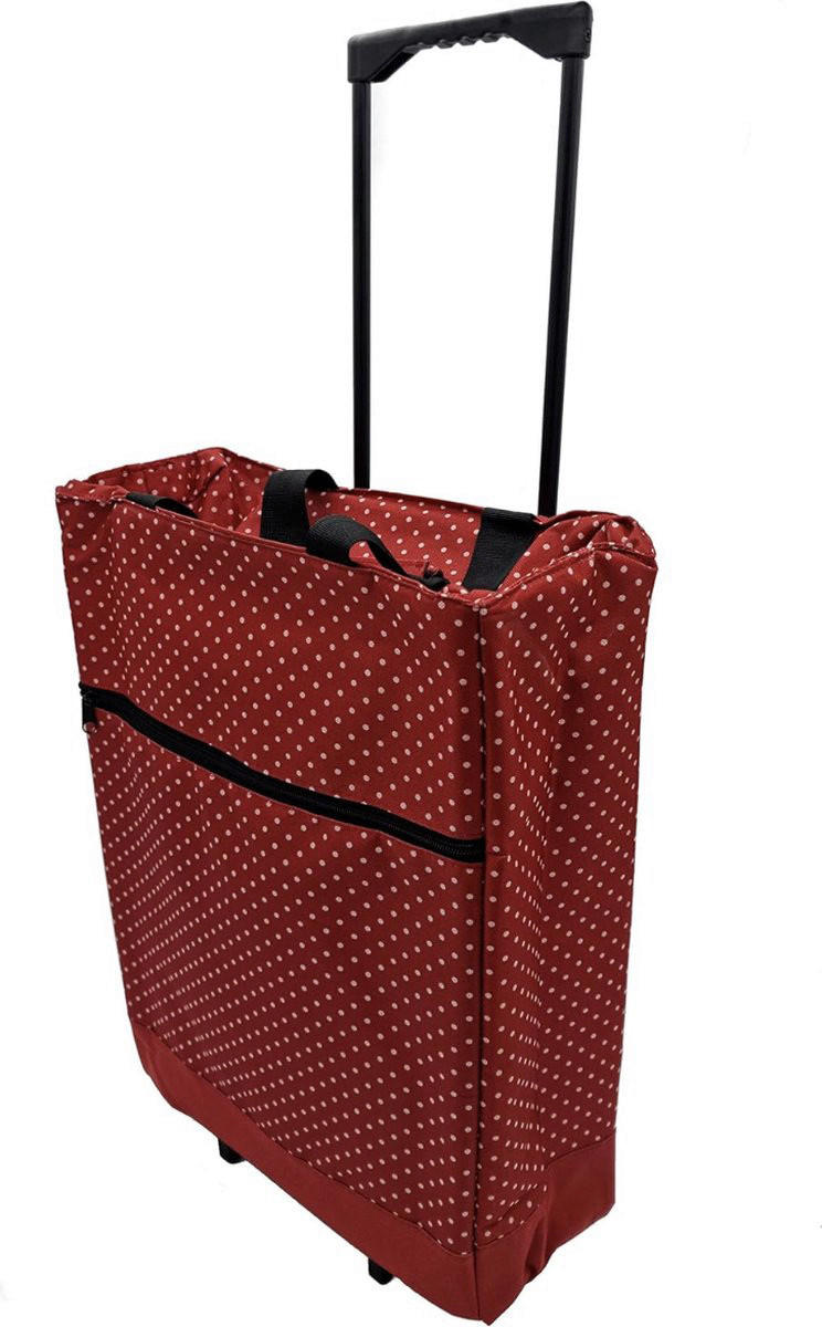 Einkaufstrolley rot Polyester B/H/L: ca. 54x30x3,5 cm Einkaufstrolley 46l - rot (3,50/54,00/30,00cm)