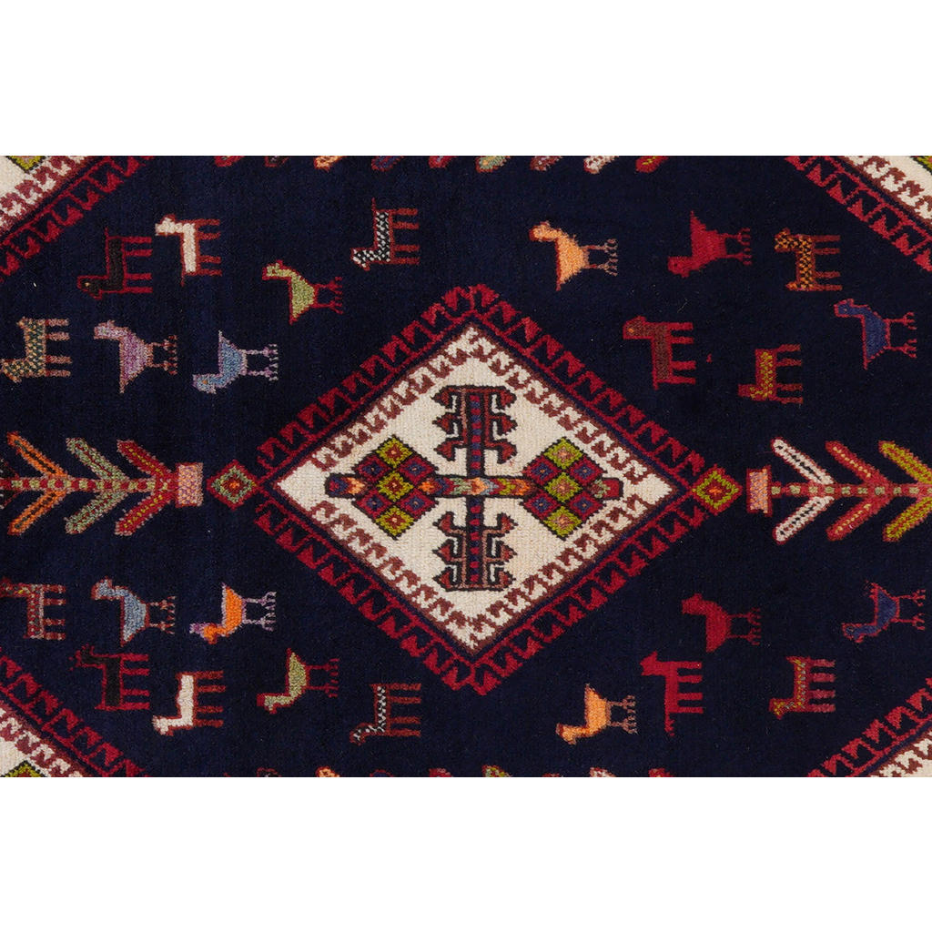 Thumbnail - PersaTepp Teppich Afshar blau B/H/L: ca. 172x1x223 cm