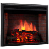 KAMINIO Elektrischer-Kamin LUCA schwarz Metall B/H/T: ca. 76x58,5x22,5 cm ca. 1800 W LUCA - schwarz (76,00/58,50/22,50cm) - KAMINIO