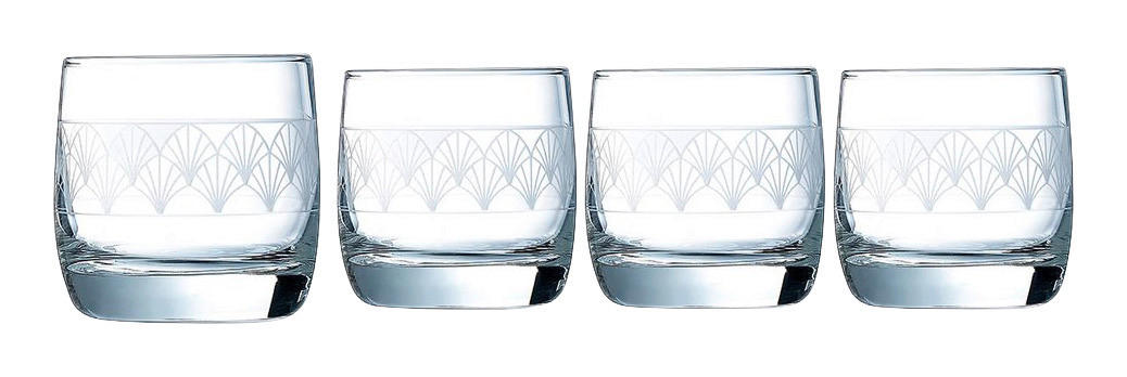 CreaTable Whiskyglas 4er-Set Paradisio klar