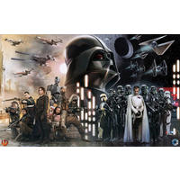 Komar Fototapete Star Wars Collage B/L: ca. 400x250 cm Star Wars Collage - (400,00/250,00cm) - Komar
