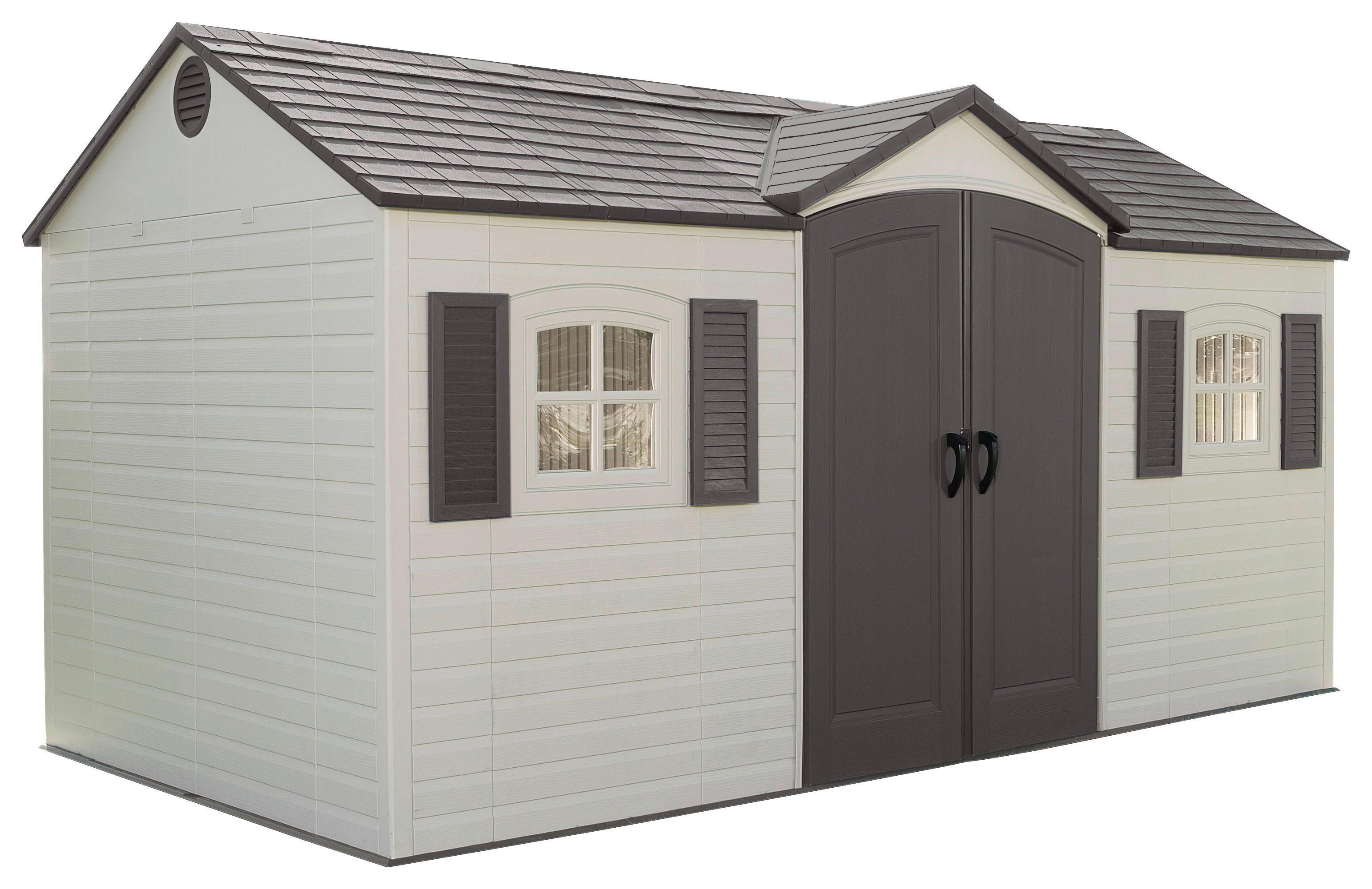 Lifetime Gartenhaus Garten-Villa Lichtgrau B/H/L: ca. 457x244x244 cm Garten-Villa - Lichtgrau (244,00/457,00/244,00cm) - Lifetime