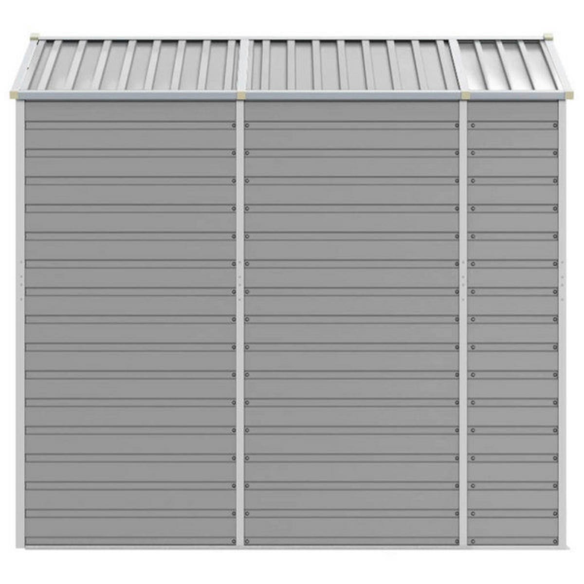 VidaXL Gartenhaus grau B/H/T: ca. 191x198x215 cm Gartenhaus - grau (191,00/198,00/215,00cm) - VidaXL