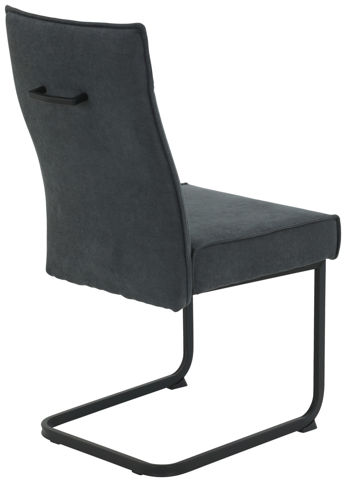 Schwingstuhl Nina anthrazit Webstoff B/H/T: ca. 48x97x68 cm Nina - schwarz/anthrazit (48,00/97,00/68,00cm)