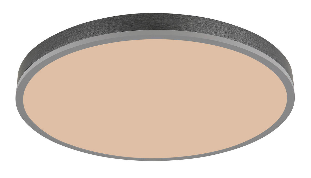 GLOBO LED-Deckenleuchte DORO 416080AD4R-CCT Opal silber Aluminium MDF H/D: ca. 8,5x60 cm 1 Brennstellen DORO - Opal/silber (60,00/8,50cm) - GLOBO