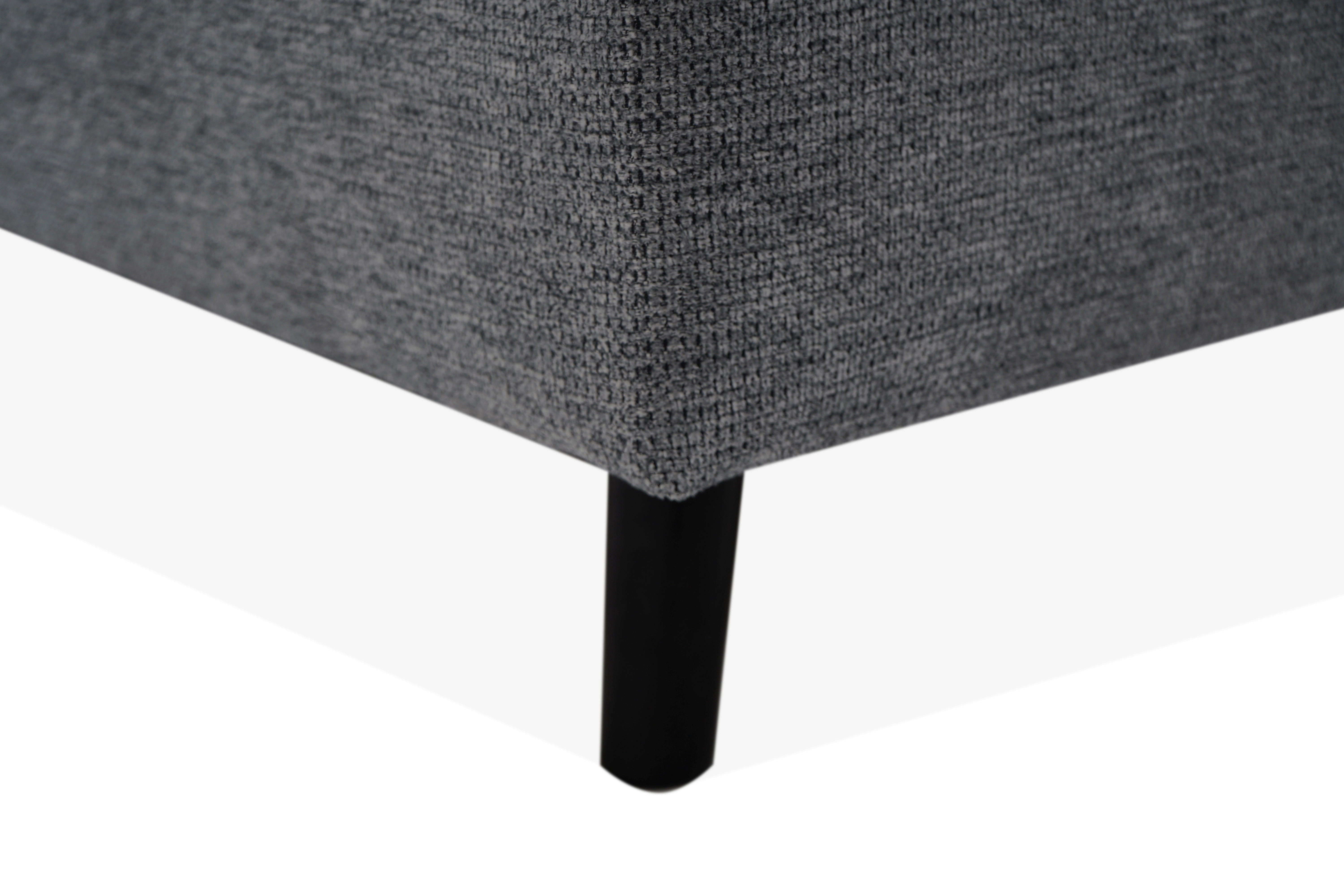 Thumbnail - Ecksofa mit Bettfunktion und Bettkasten grau Microfaser B/H/T: ca. 235x90x159 cm