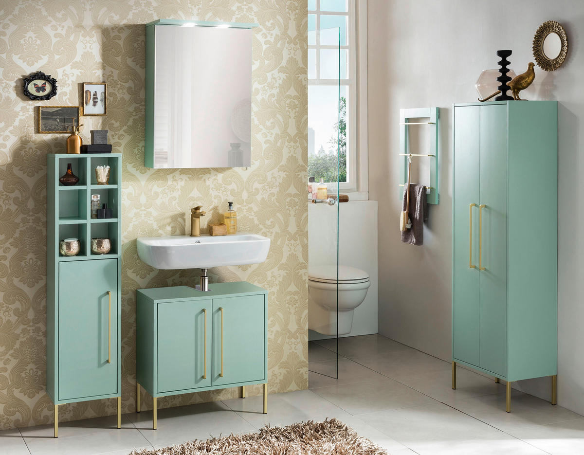 Midischrank Sarah mint B/H/T: ca. 46,2x154,7x30 cm Sarah - mint (46,20/154,70/30,00cm) - Möbelpartner