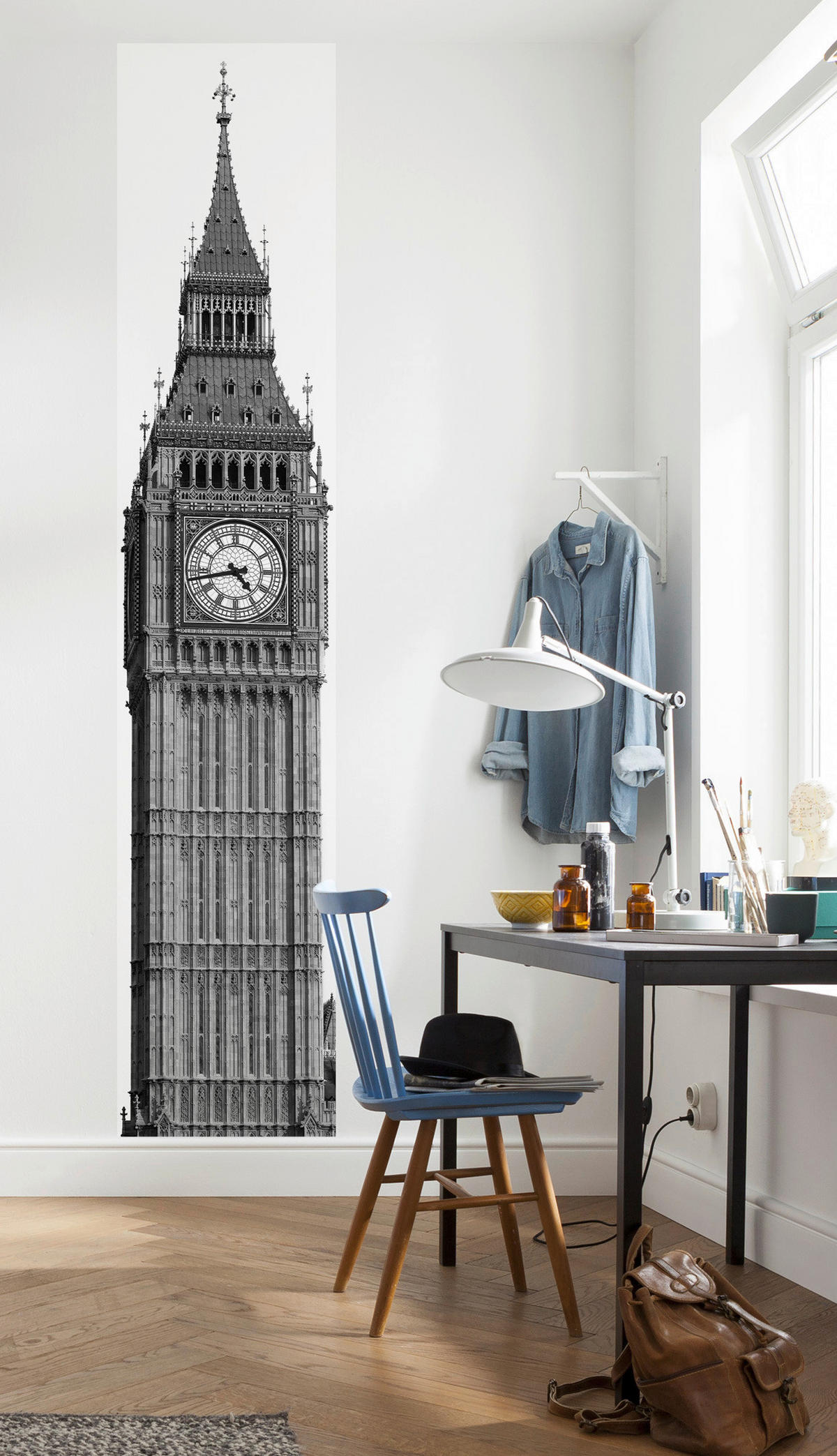 Komar Fototapete Big Ben B/L: ca. 50x250 cm Big Ben - (50,00/250,00cm) - Komar