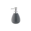 Seifenspender anthrazit silber Keramik B/H/L/D: ca. 9x16,5x9x9 cm Seifenspender_Pisa grau - anthrazit/silber (9,00/9,00/16,50cm) - Axentia
