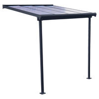 Palram Terrassendach Sierra grau Aluminium B/H/T: ca. 230x300x230 cm Sierra - grau (230,00/300,00/230,00cm) - Palram