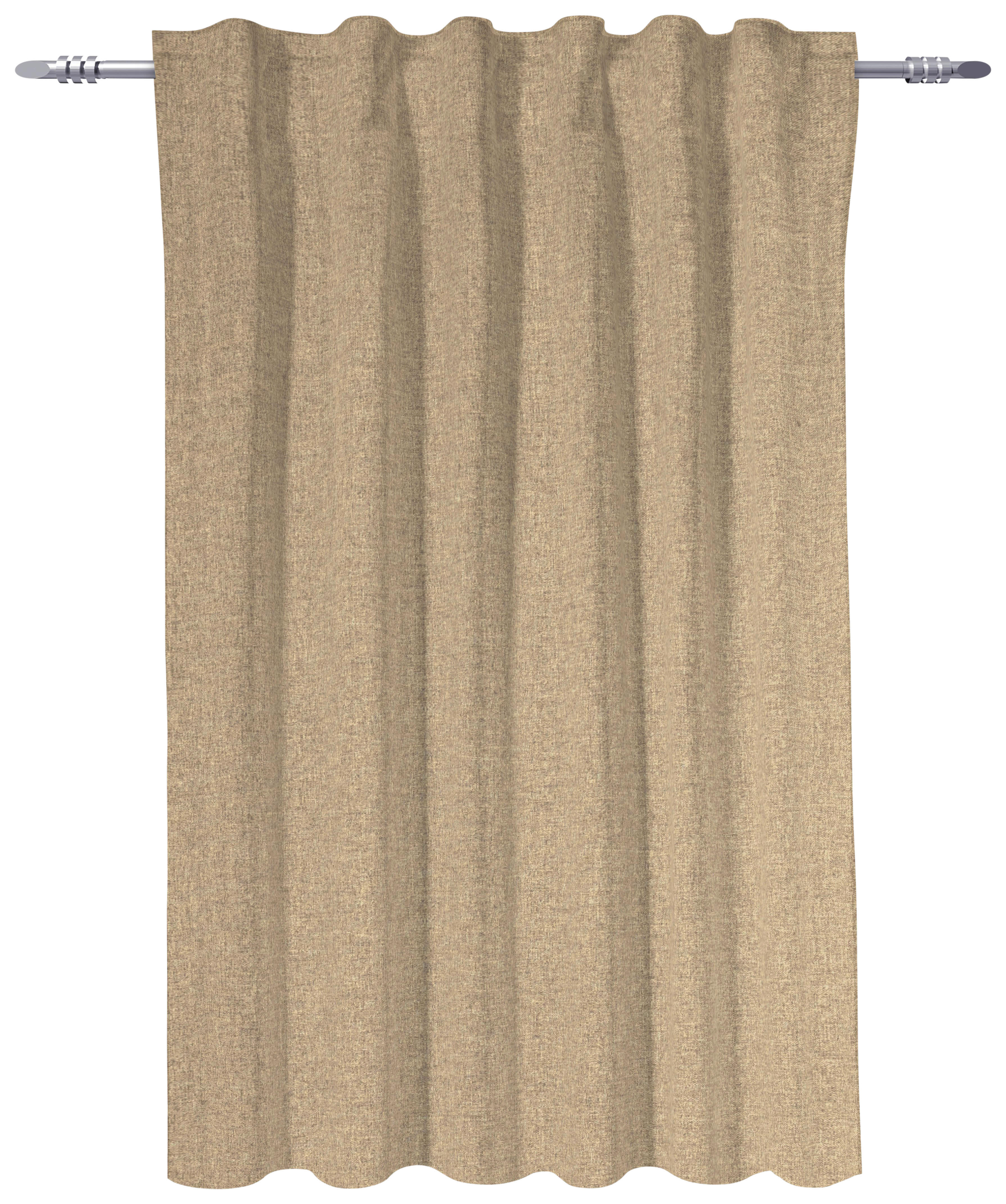 Kombivorhang Ulrich sand B/L: ca. 135x145 cm Ulrich - sand (135,00/145,00cm) - POCOline