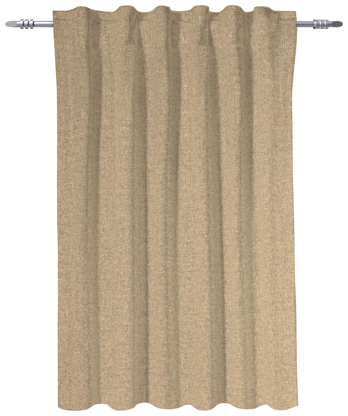 Kombivorhang Ulrich sand B/L: ca. 135x145 cm Ulrich - sand (135,00/145,00cm) - POCOline