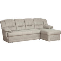 Wohnlandschaft Orion hellgrau B/H/T: ca. 257x46x159 cm Orion - hellgrau/schwarz (257,00/46,00/159,00cm)